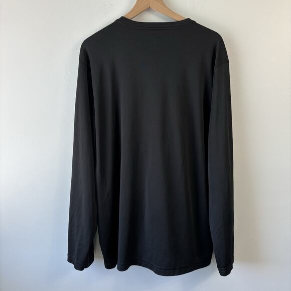 Majestic Mens Shirt Steelers XL Black Long Sleeve Pittsburgh Base Layer Stretch - Picture 6 of 6